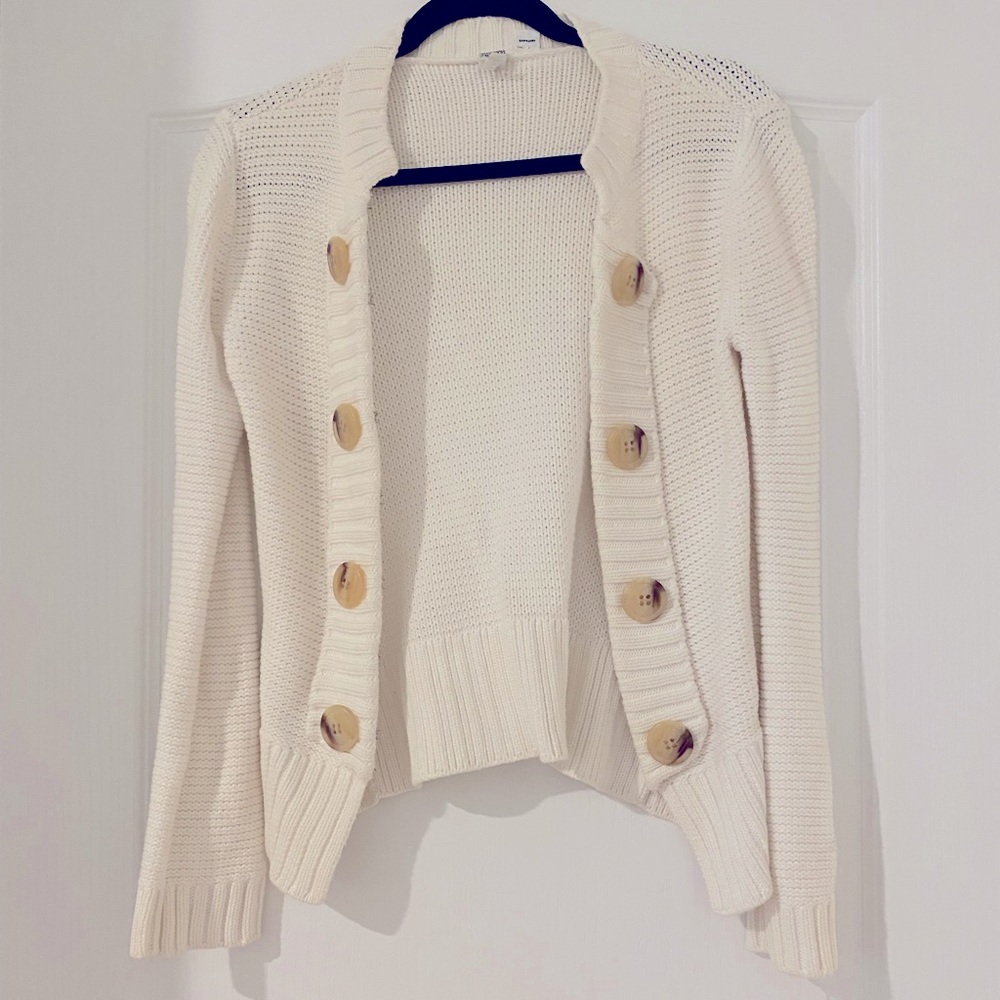 White Saks 5th Ave Cardigan